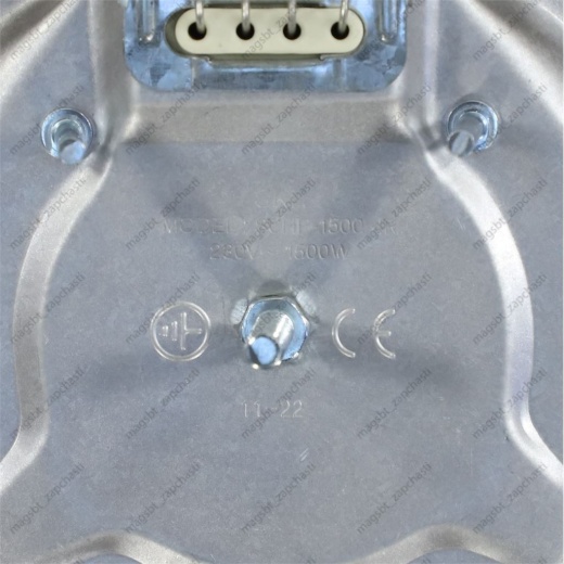 *Electric hob burner 1500W Ш145mm with SKL 18.14463.196 rim photo 3 - 
