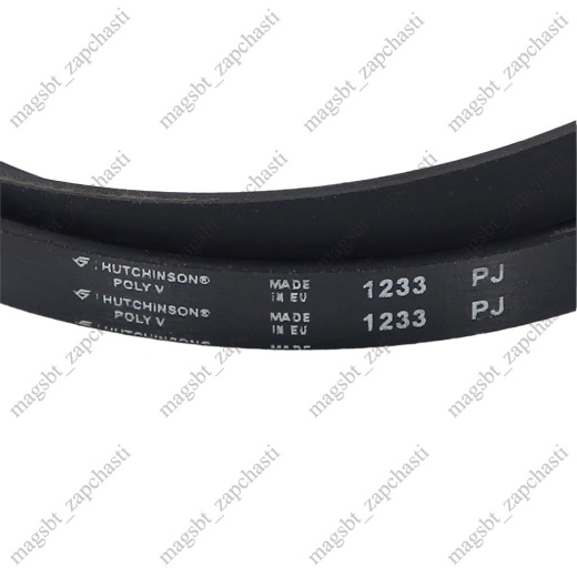 Washing Machine Belt 1233 J5 PJ Hutchinson (CANDY 92607803 GORENJE 599950) photo 2 - 