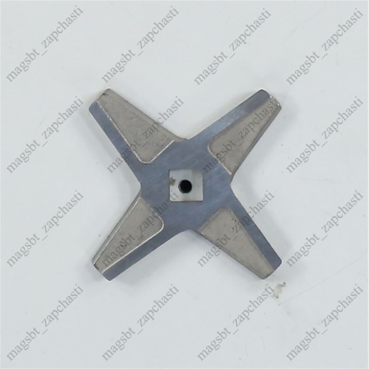Meat grinder knife D60mm 8x8mm square 2-sided photo 3 - 