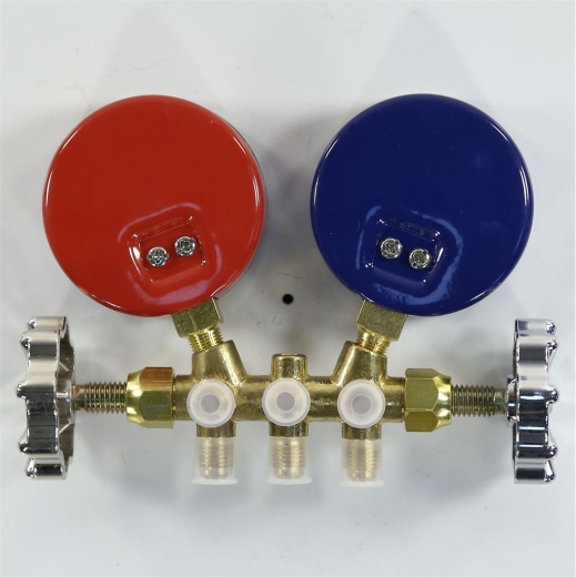 Manifold 2 valves R12/22/134/404 90 cm FC photo 3 - 
