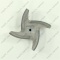 16692_1 Industrial meat grinder blade D61.5mm 11.5x11.5mm square photo 2 -