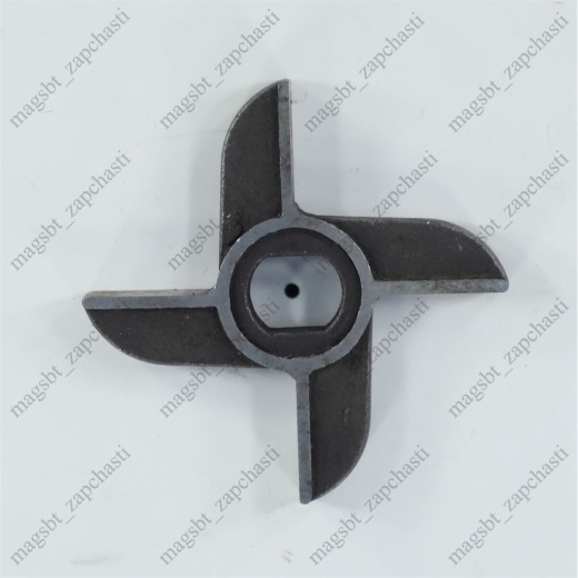 Meat grinder knife MIM-600 D93mm oval 19mm 2-sided photo 3 - Meat grinder knife MIM-600 D93mm oval 19mm 2-sided photo 3 -