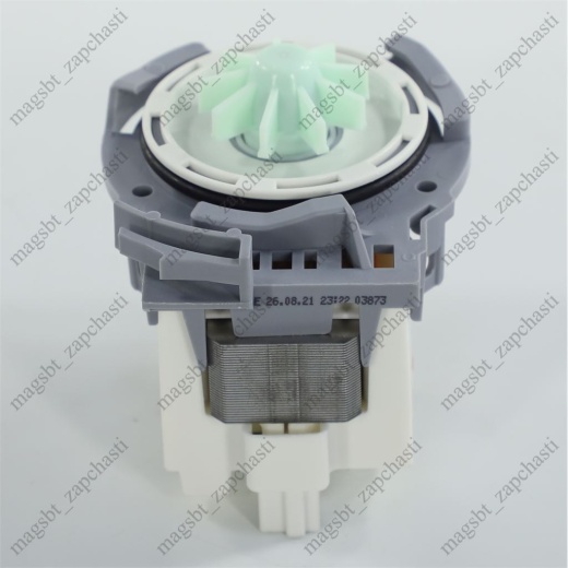 Washing Machine pump Askoll 3 clips 35W chip back copper EBS105-015 M301 аналог PMP015WH photo 3 - 