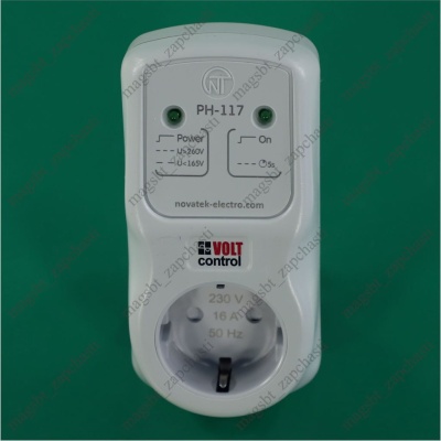 Реле напряжения 16А 220V 1 фаза 3,5 кВт РН-117 photo 2401194