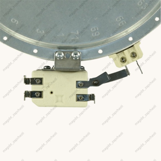 *Glass-ceramic surface burner 1700W Ш200mm WHIRLPOOL 481231018889 hi-light photo 4 - 