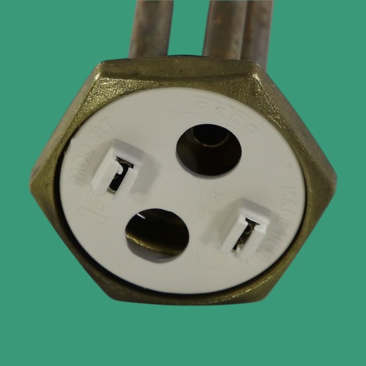 *Water heater heating element 2500 W 220 V 1 1/4" Ø42 mm anode M5 L280 mm copper RECO photo 2 - 