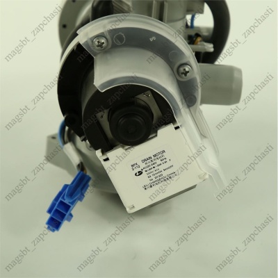 Washing Machine pump assembly 3 pins 30/35W terminals forward copper double 5859EN1006C AHA73653503 LG photo 2265938