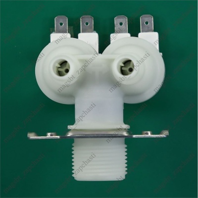 *Washing machine solenoid inlet valve 2 90° Ø12 mm terminals 220 V T&P photo 2496223 *Washing machine solenoid inlet valve 2 90° Ø12 mm terminals 220 V T&P photo 2496223