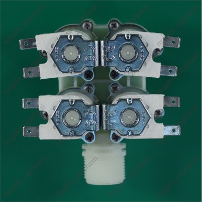 *Washing machine solenoid inlet valve 4 90° Ø12 mm terminals 220 V SKL photo 2496407 *Washing machine solenoid inlet valve 4 90° Ø12 mm terminals 220 V SKL photo 2496407