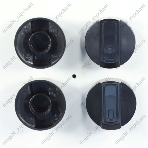 *Plate power switch knob Black K-ct 4pcs universal photo 2 - *Plate power switch knob Black K-ct 4pcs universal photo 2 -