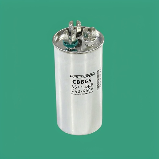 Capacitor CBB65 35+1,5 µF 450V Combined Metal Capacitor CBB65 35+1,5 µF 450V Combined Metal