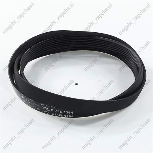 Washing Machine Belt 1264 J6 EL Hutchinson (WHIRPOOL 481235818212) Washing Machine Belt 1264 J6 EL Hutchinson (WHIRPOOL 481235818212)