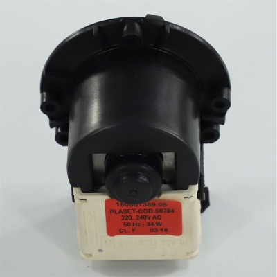 Насос посудомоечной машины сливной Indesit 3 винт 34W клеммы вперед C00108264 PLASET photo 2397999