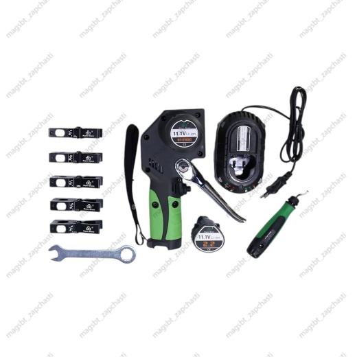 Вальцовка ST-E900A SUPER STAR 1/4"-3/4" аккумуляторная 5 головок, 11.1V, 2.2 Ah, пласт.кейс photo 1 - 