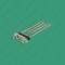 Heating element 1900W straight hole DRT L185mm China 651016527 photo 3 - 