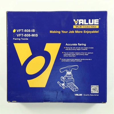 Вальцовка VFT-808L-IS 1 плашка 1/4"-3/4" трещ пласт.кейс VALUE photo 2389058 Вальцовка VFT-808L-IS 1 плашка 1/4"-3/4" трещ пласт.кейс VALUE photo 2389058