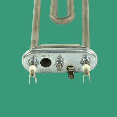 *Washing machine heating element 1950 W straight DRT sensor hole L243 mm TW ZANUSSI 1463219103 photo 2460118