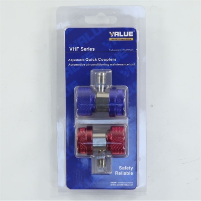 Вентиль быстросъемный 1/4 SAE углов VHF-A комплект VALUE photo 2389155