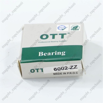 *Bearing 6002 ZZ 15X32X9 OTT BEARING photo 2207929 *Bearing 6002 ZZ 15X32X9 OTT BEARING photo 2207929