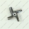 Meat grinder knife MOULINEX D45mm 8x8mm square photo 2 - 