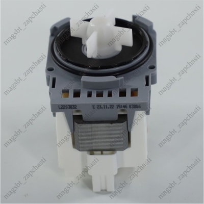 Washing Machine pump Askoll 3 clips 40W chip back copper with thermal protection RS0812 M325 photo 2265850
