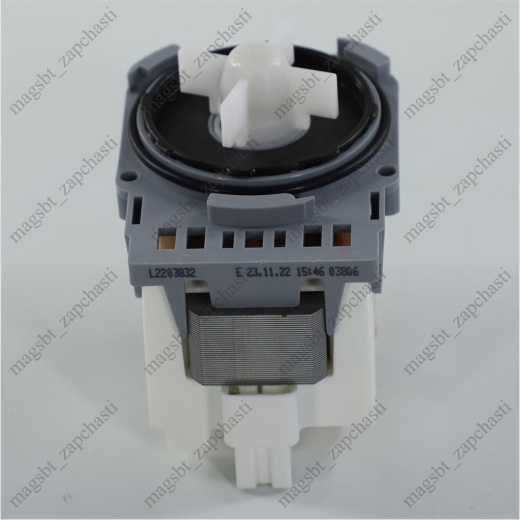 Washing Machine pump Askoll 3 clips 40W chip back copper with thermal protection RS0812 M325 photo 3 - 