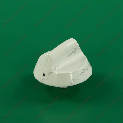 Stove power switch knob white Ø6/47 mm univ. 