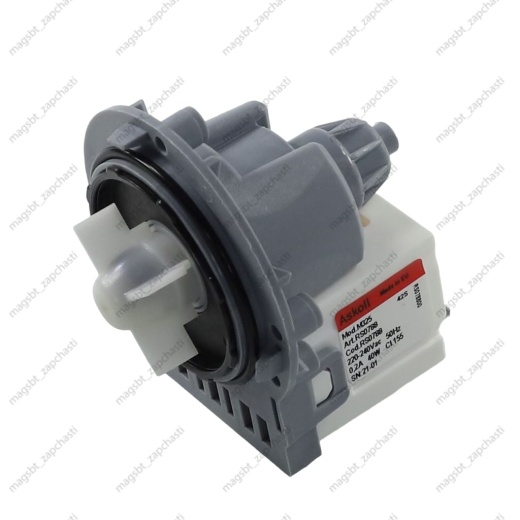 Washing Machine pump Askoll 3 pins 40W clamps back copper with thermal protection M325 in the package 