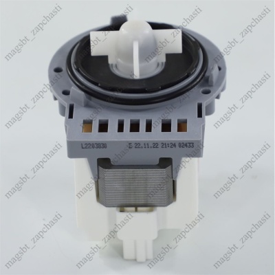 Washing Machine pump Askoll 3 pins 40W chip back copper with thermal protection 292087 RS0791 M325 photo 2265842