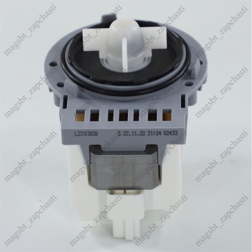 Washing Machine pump Askoll 3 pins 40W chip back copper with thermal protection 292087 RS0791 M325 photo 3 - 