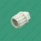 *Meat grinder auger bushing POLARIS D24/15 mm h30 mm z12 pcs square 14x14 mm PMG 0302 photo 1 - 