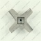 *Meat grinder knife KENWOOD D 54 mm 10.5x10.5 mm square photo 2 - 