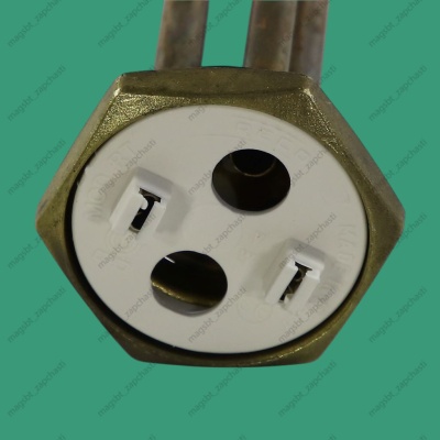 *Water heater heating element 2500 W 220 V 1 1/4" Ø42 mm anode M5 L280 mm copper RECO photo 2434766