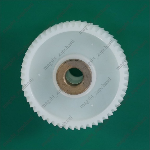 Meat grinder gear Ø47/18mm h35mm z54/16 braid/straight metal sleeve photo 3 - 