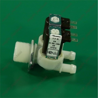 *Electromagnetic filling valve of washing machine 2 180˚ Ø12 mm terminals 220V Robertshaw photo 2264879