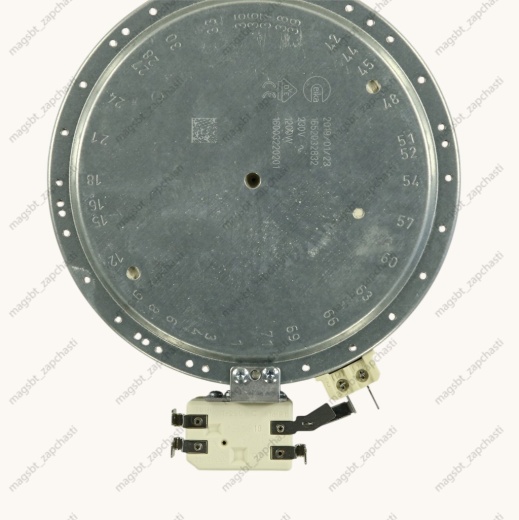 *Glass-ceramic surface burner 1200W Ш165mm EIKA photo 3 - 