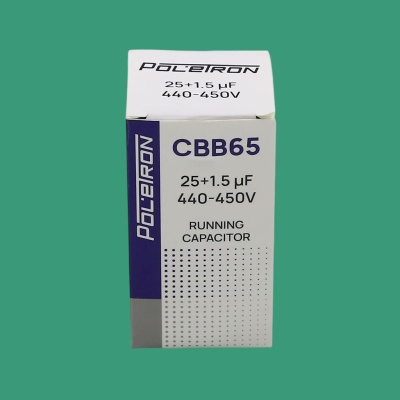Конденсатор CBB65 25+1,5 мкф 450V совмещенный, металл photo 2394475 Конденсатор CBB65 25+1,5 мкф 450V совмещенный, металл photo 2394475