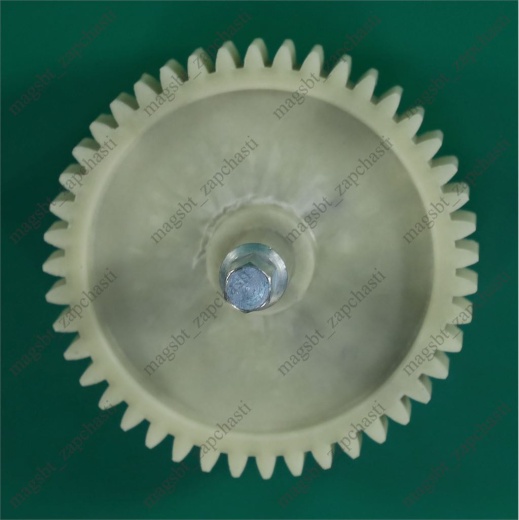 Meat grinder gear Ø78/12mm h73mm z44 metal shaft external hexagon 8mm PS007-1, CH004 photo 2 - 