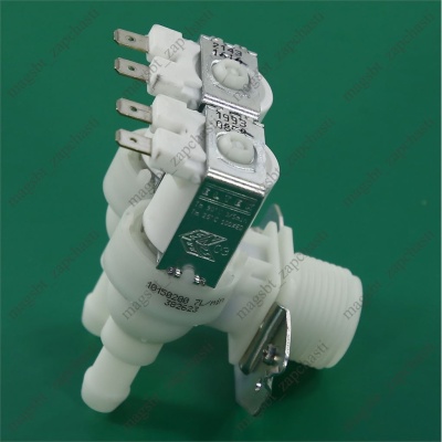*Washing machine solenoid inlet valve 2 90° Ø12 mm terminals 220 V T&P photo 2496225 *Washing machine solenoid inlet valve 2 90° Ø12 mm terminals 220 V T&P photo 2496225
