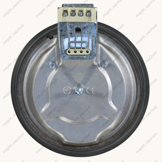 *Electric hob burner 1500W Ш145mm with SKL 18.14463.196 rim photo 2 - 