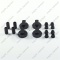 13555_1 *Plate power switch knob Black K-ct 4pcs universal photo 2 -