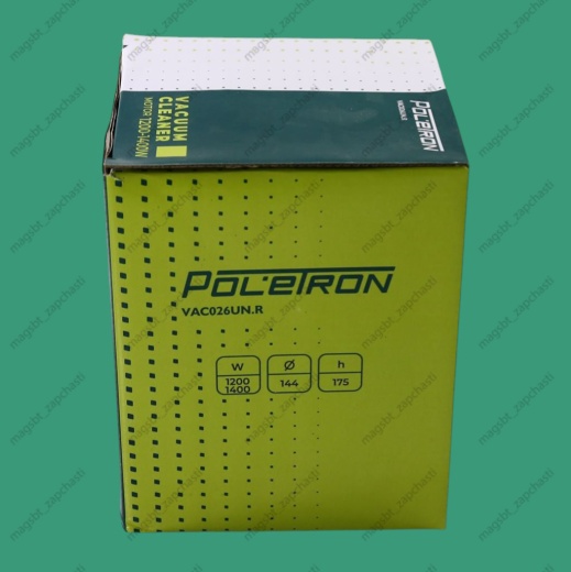 Motor of the cleaning vacuum cleaner 1200-1400W h175mm Ø144mm h67mm 2 steps POLETRON photo 4 - 
