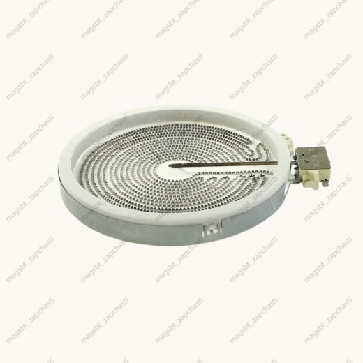 Glass ceramic hob 2200/1000W Ø232mm 