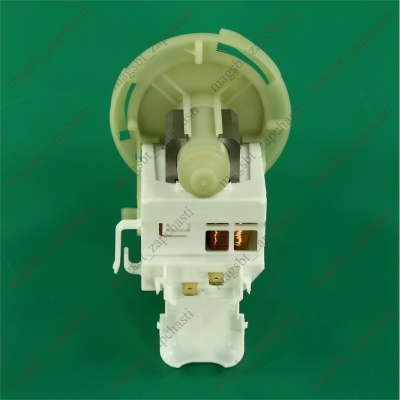 Dishwasher drain pump Bosch 3 pins 30W clamps back 63BS150 Bosch Siemens photo 2265751