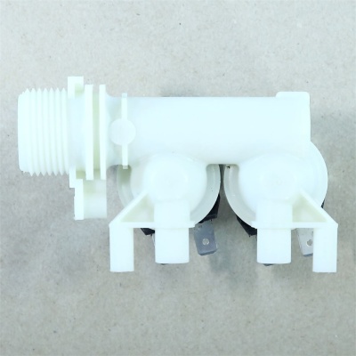 *Washing machine solenoid inlet valve 2 180° Ø12 mm terminals 220 V MERLONI photo 2496287 *Washing machine solenoid inlet valve 2 180° Ø12 mm terminals 220 V MERLONI photo 2496287