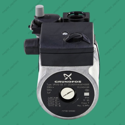 Насос циркуляционный котла 45/70/95W 0,34A 3 скор GRUNDFOS UPS 15-50 S1 photo 2398452 Насос циркуляционный котла 45/70/95W 0,34A 3 скор GRUNDFOS UPS 15-50 S1 photo 2398452