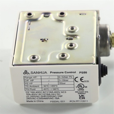 Реле давления SANHUA PS50 выс. давл. авто photo 2401066 Реле давления SANHUA PS50 выс. давл. авто photo 2401066
