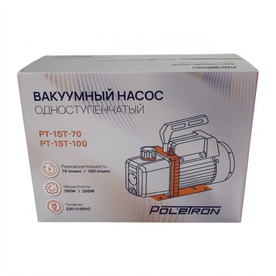 Насос вакуумный 1-ст 100 л/мин POLETRON PT-1ST-100 photo 2397699
