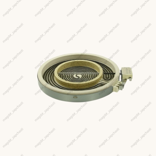 *Glass-ceramic surface burner 2100/700W Ш230mm two-zone WHIRLPOOL 481231018895 analog 