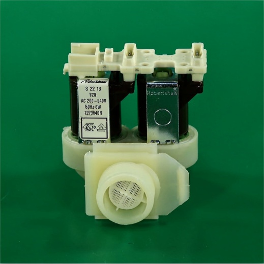 *Washing machine solenoid inlet valve 2 180° Ø10 mm chip plug right 220 V Robertshaw photo 5 - *Washing machine solenoid inlet valve 2 180° Ø10 mm chip plug right 220 V Robertshaw photo 5 -